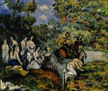  impressionniste art - Scène légendaire Paul Cézanne Nu impressionniste